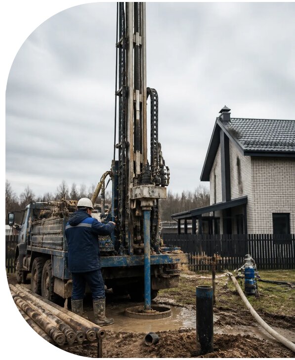 Бурение скважин на воду под ключ в Чехове от 122004 р. | АПаруса-Чхв